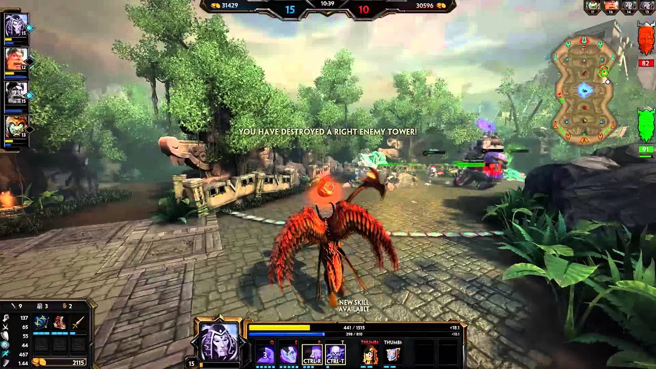 SMITE - Thanatos Siege Gameplay "Just here for the gems"