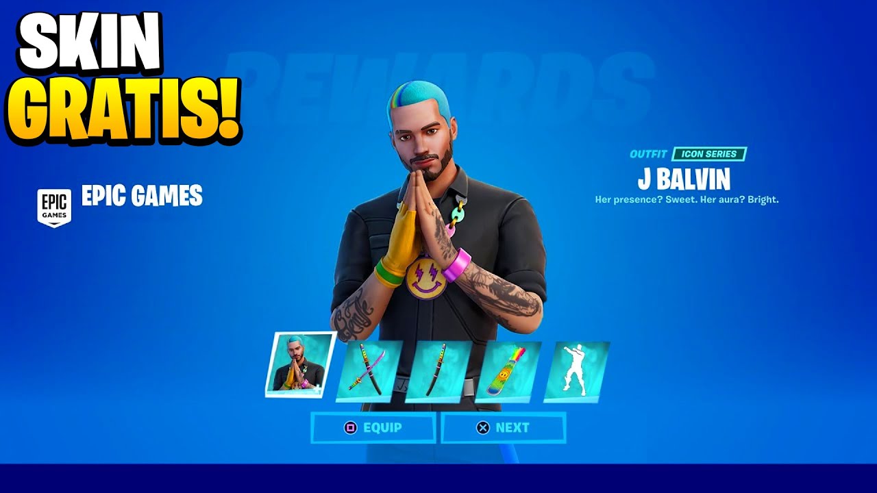 Fortnite - Campeonato J Balvin - Como obter a skin de J Balvin?