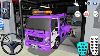 New Purple Tow Truck Racing - 3D Driving Class Car Game - Gameplay Android - Mobile Games screenshot 1