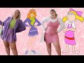 CHOOSING MY OUTFITS BASED ON CARTOON CHARACTERS | Hannah Tyson