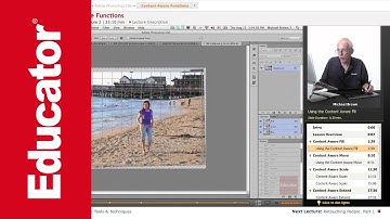 "Content Aware Functions" | Adobe Photoshop CS6 with Educator.com