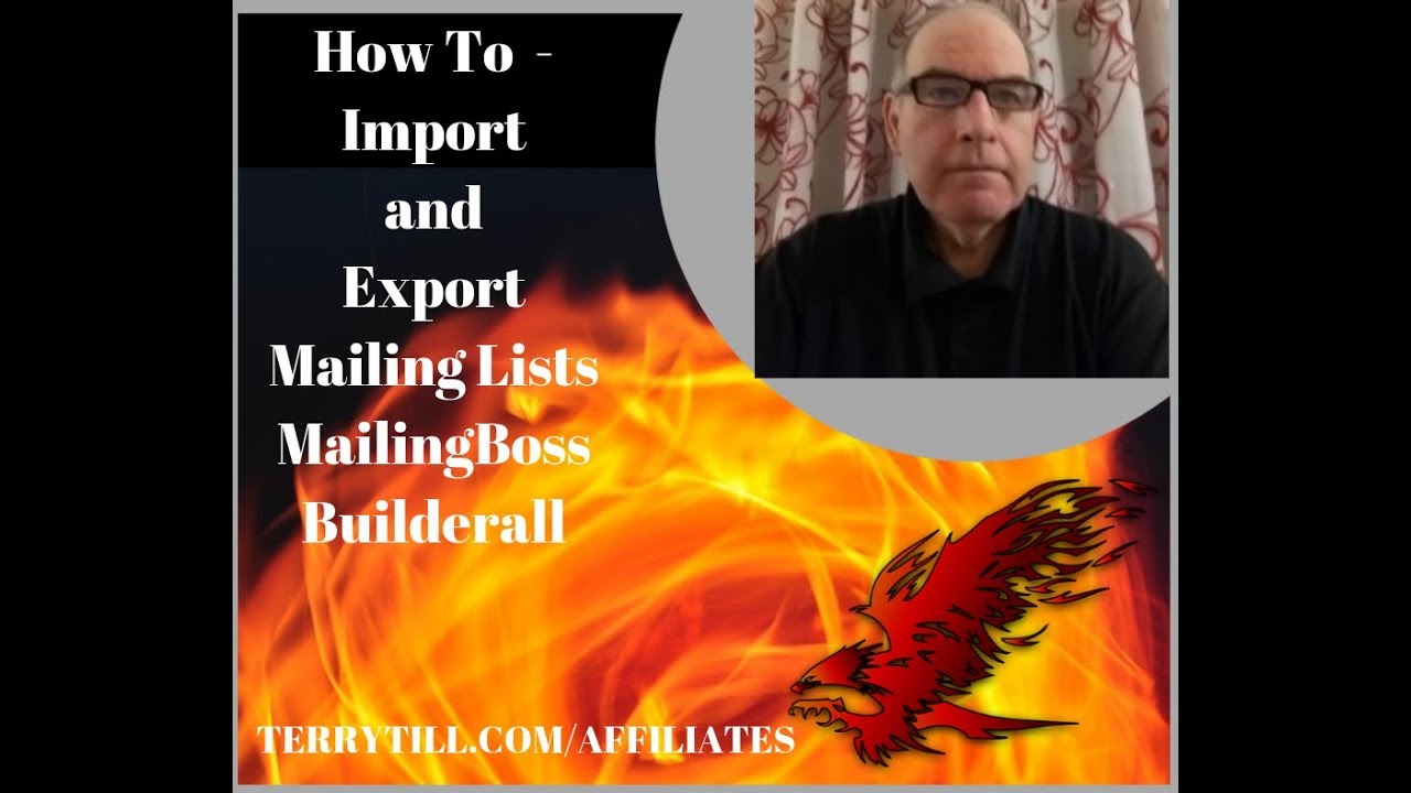 How To Import Export Mailing List MailingBoss - Builderall Hack