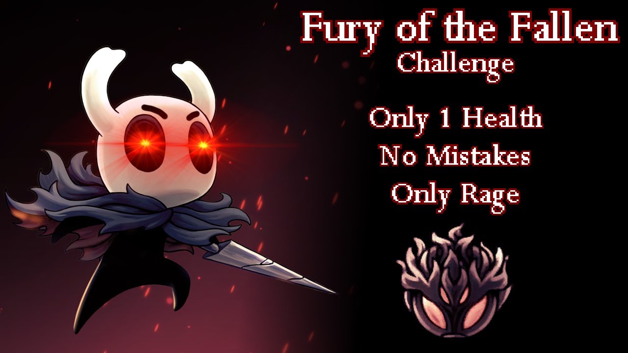 Beating Hollow Knight while always Furious | Hollow Knight Challenge