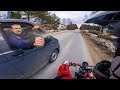 8 MINUTES OF CRAZY POLICE CHASE GETAWAYS | POLICE vs BIKERS | PEPPER SPRAY IN FACE
