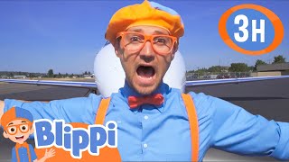 Blippi Learns About Planes at the Museum of Flight! | 3 HOURS OF BLIPPI TOYS! by Blippi Toys 329,784 views 1 month ago 3 hours, 9 minutes