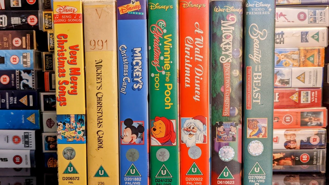Disney Christmas TV Shows and Movies on VHS Tape 📺📼 🎬🎥🎄🎅☃️🎁 YouTube
