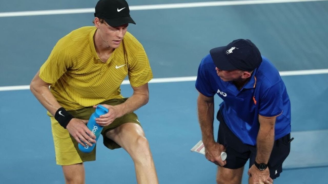 Jannik Sinner relegated after suffering huge Australian Open fitness scare