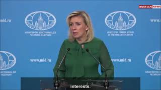 The official representative of the Russian Foreign Ministry, Maria Zakharova on Western Hypocrisy