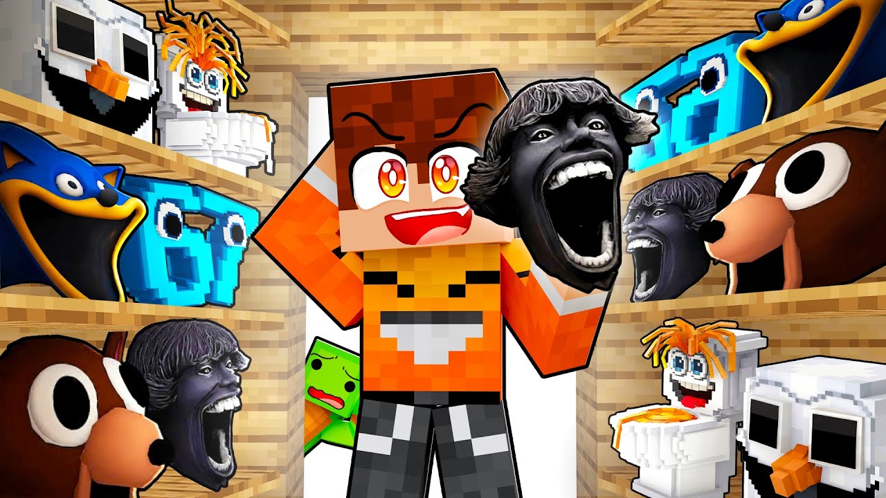 SmileSlow ZOSTAJE KAŻDYM POTWOREM w Minecraft!