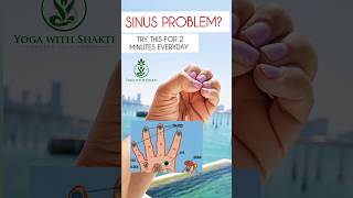 Sinus or Sinusitis Try this practice every day 2 minutes yoga  Acupressure