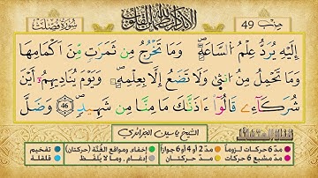 الحزب التاسع و الأربعون برواية ورش عن نافع للقارئ ياسين الجزائري