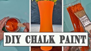 How to Make Chalk Paint Cheap and Easy! DIY CHALK PAINT