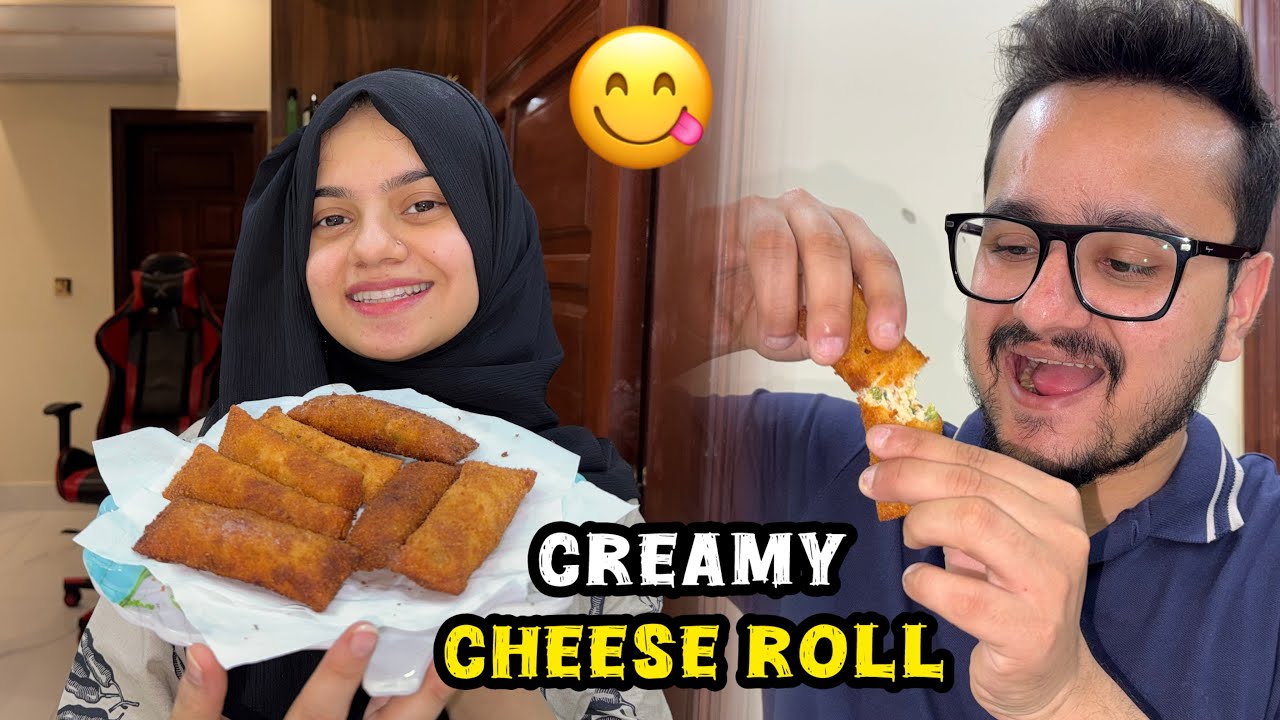 Chef special creamy cheese roll😍fariha ko saary sath khany hain😂|Ramzan series|Episode 7