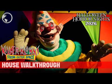 Killer Klowns from Outer Space Haunted House at Horror Nights 2026 | Universal Studios Hollywood