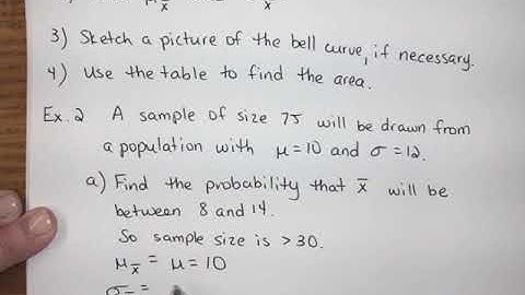 Section 7.3  Sampling Distributions and the Central Limit Theorem