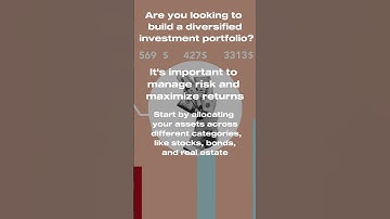 How to Build a Diversified Investment Portfolio | Investment Tips and Strategies #shorts