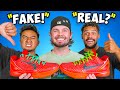 Testing real vs fake basketball shoes