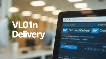 07  Outbound Delivery Creation T-Code VL01N