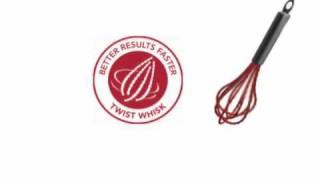 Cuisipro 10 Twist Whisk - Red