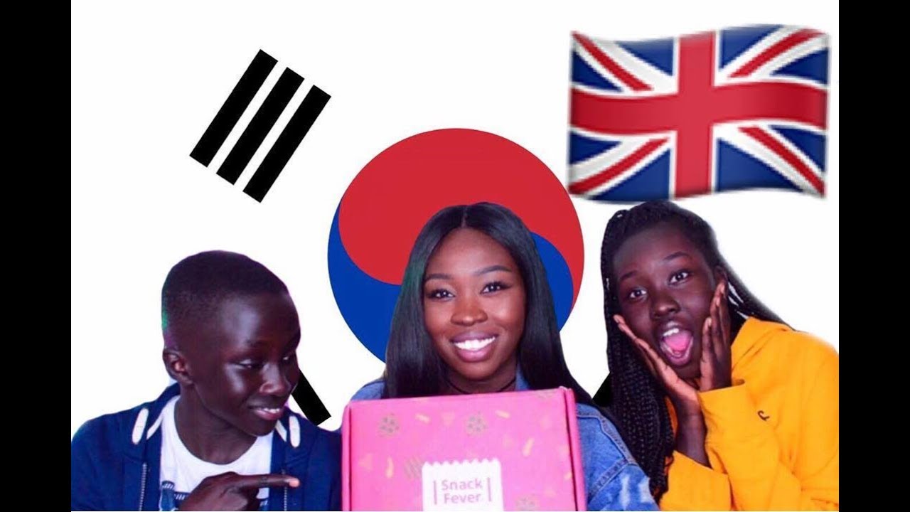 BRITISH PEOPLE TRY KOREAN SNACKS | SNACKFEVER UNBOXING + TASTE TEST
