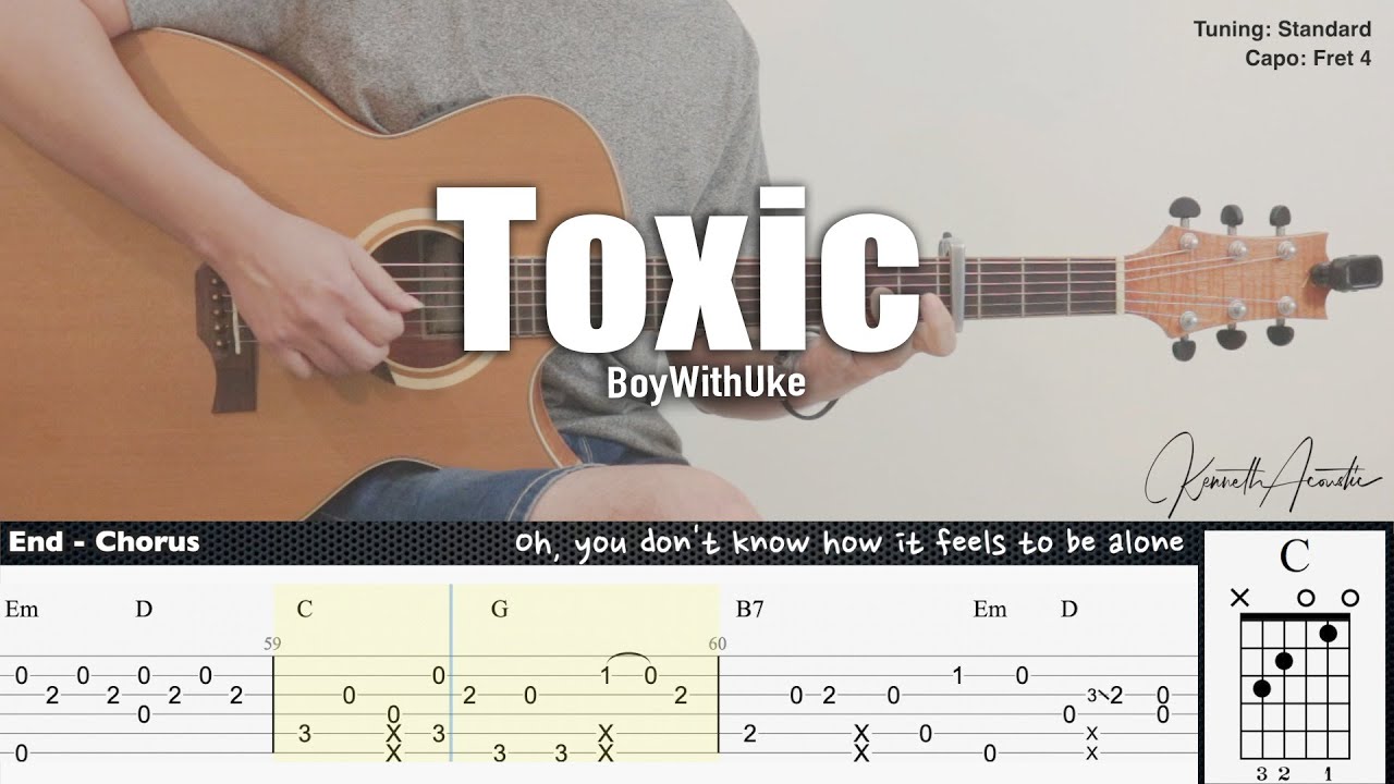 TOXIC Ukulele Tabs by BoyWithUke on UkuTabs