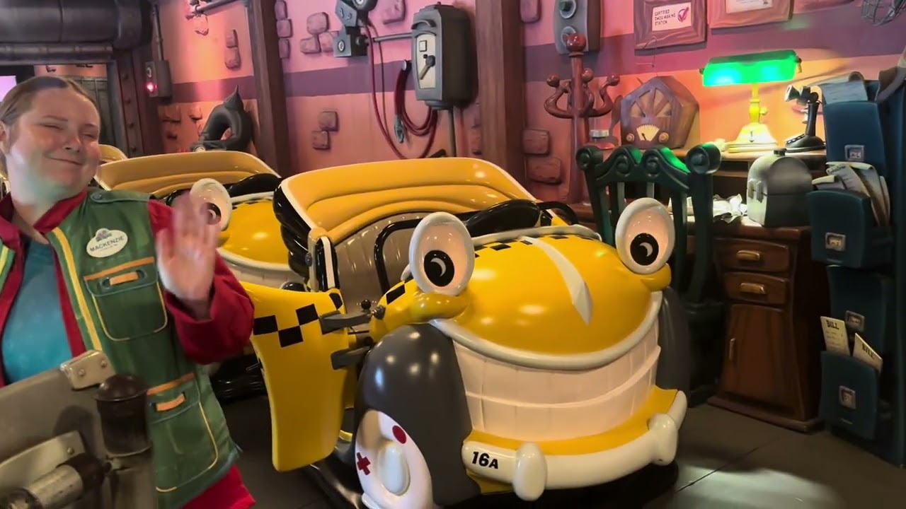 Roger Rabbit's Car Toon Spin ride at Disneyland 2024 09 29
