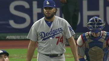 LAD@CLE: Jansen induces groundout to earn the save