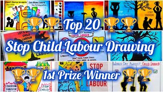 Stop Child Labour Postertop 20 World Day Against Child Labour Drawing1St Prize Winner Drawings