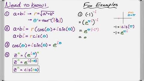 Evaluating (-1)^(-i) and i^i with Complex Numbers