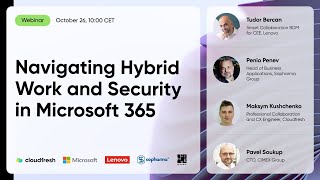 Webinar: Navigating Hybrid Work and Security in Microsoft 365, October 26, 2023