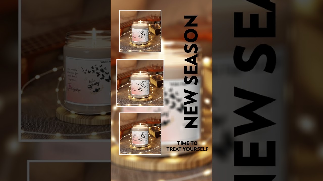 Hello Spring Scented Soy Candle, 9oz. 