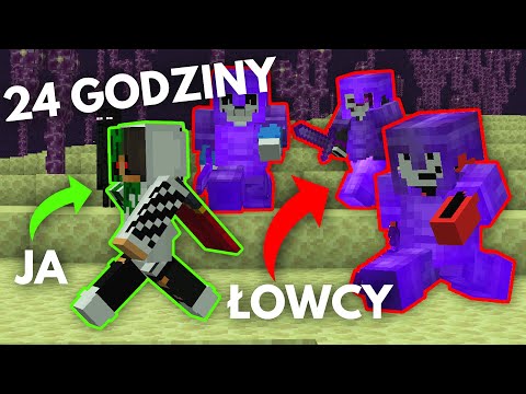MUSIAŁEM PRZETRWAĆ 24H UCIEKAJĄC w MINECRAFT