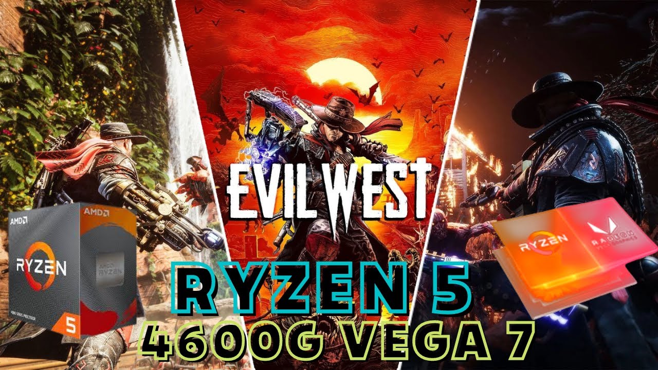 Evil West Em PC Sem Placa de Vídeo Ryzen 5600G 16gb de RAM Vega 7