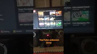 YouTube unknown Error How to fix