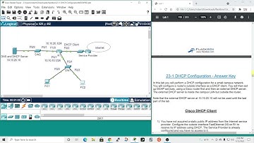 CCNA Lab: Flackbox Lab 13 – DHCP Configuration