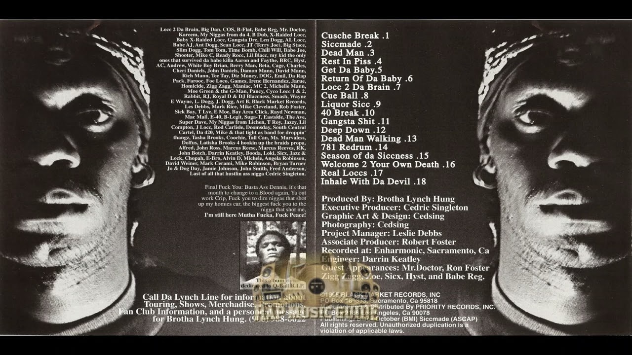 Brotha Lynch Hung - "Rest In Piss" Remake Instrumental (Prod. BamBam4Beats) *SOLD*