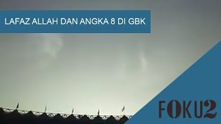 TAKBIR!! PENAMPAKAN LAFAZ ALLAH & ANGKA 8 DI LANGIT GBK SAAT KAMPANYE AKBAR PRABOWO-SANDI
