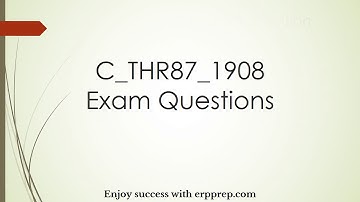 SAP SF Variable Pay: Questions Answers and Study Guide