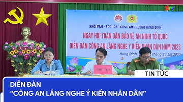 Diễn đàn “Công an lắng nghe ý kiến nhân dân” | BTV - TRUYỀN HÌNH BÌNH DƯƠNG
