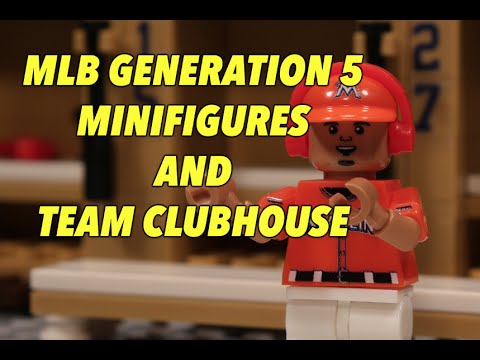 Introducing MLB Generation 5 Minifigures and Team Clubhouse!
