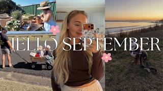 HELLO SEPTEMBER! Spring gardening, grocery haul, beach days & the best part of the year is here!