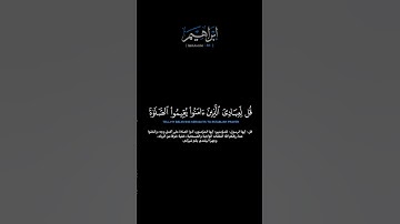 سورة إبراهيم الآية: [٣١] القارئ: محمد المنشاوي#القرآن_الكريم #الفرقان #سورة_ابراهيم #محمد_المنشاوي