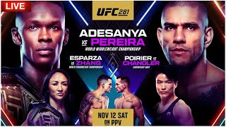 UFC 281 LIVE ADESANYA VS PEREIRA FULL FIGHT NIGHT LIVESTREAM COMPANION & PLAY BY PLAY
