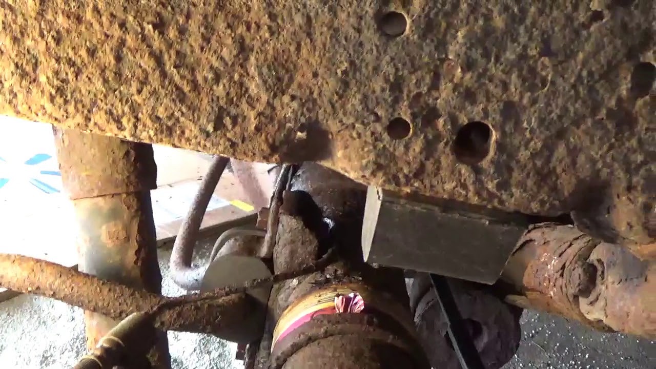 2000 Ford explorer OHV V6 rear brake line job Part 2 - YouTube