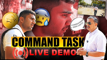 Live Demo- Command Task & Explanation | Ways to Tackle Command Task in SSB GTO | LWS SSB Interview