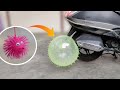 Jupiter Scooty Ne Puffer Ball Ki Watt Lga di !! 4 Amazing Experiment With Puffer Ball