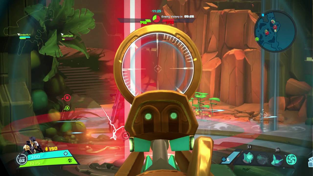 Battleborn - Capture on Outback Map: Marquis  Temporal Distortion, Predatory Strike, Bindleblast PS4