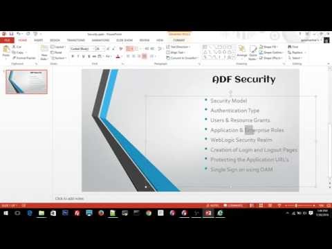 ADF Security Part 1