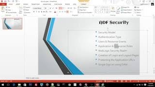 ADF Security Part 1