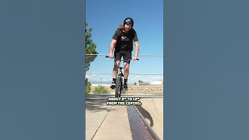 Learn to drop into a quarter pipe without fear in 3 simple steps. #mtb #bmx #skatepark